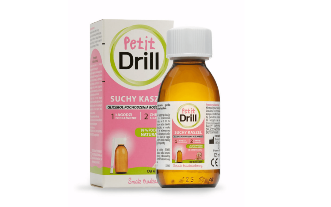 Syrop na kaszel dla dzieci Petit Drill – składniki, kiedy stosować, działanie.